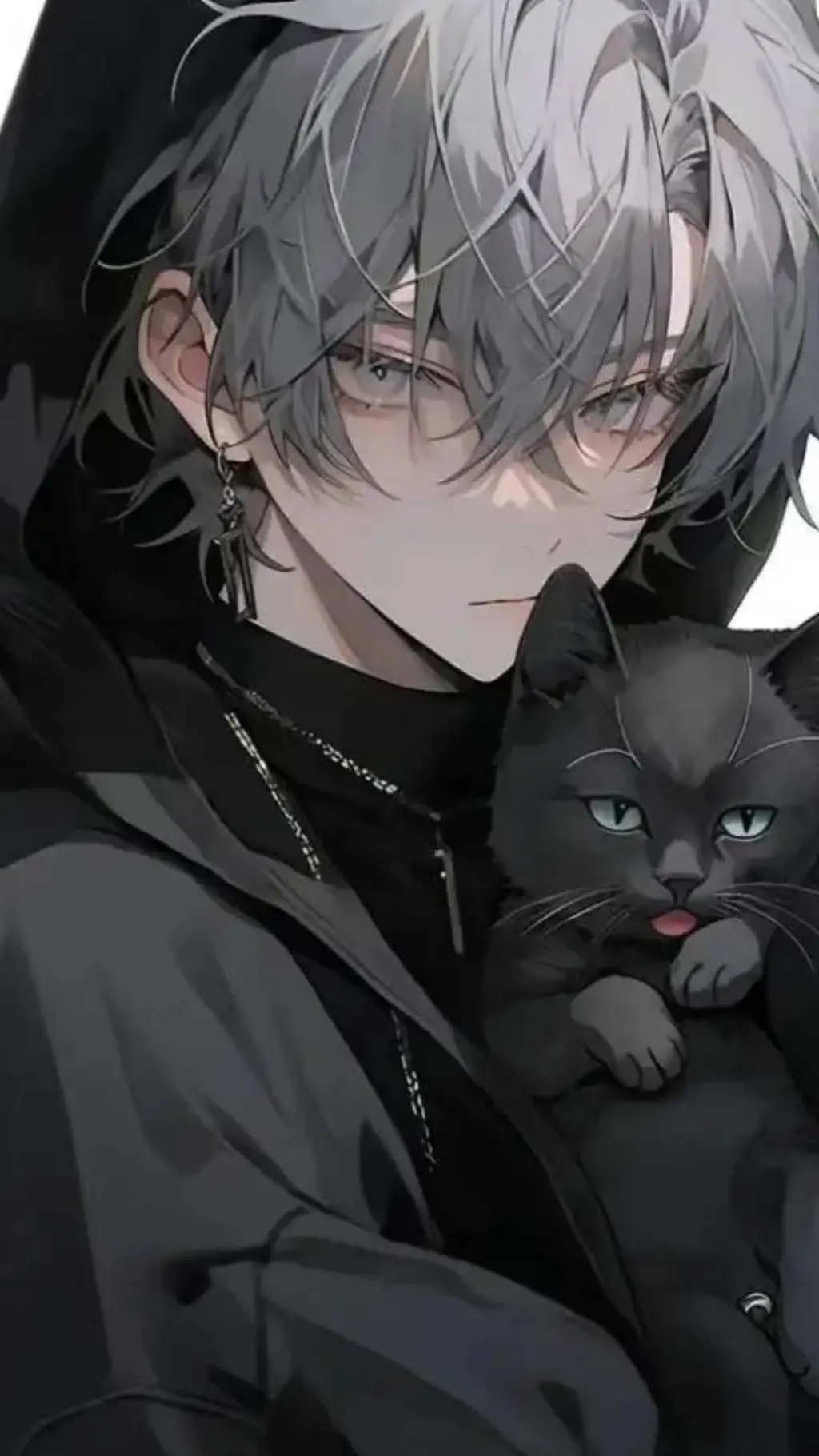 ai character: 🖤Женя🩶 background