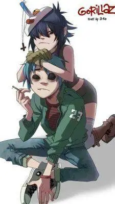 ai character: 2-D x noodle background