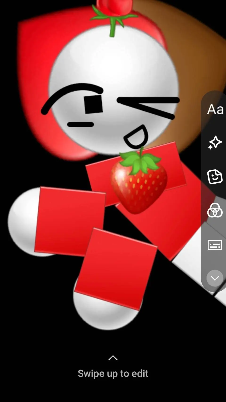 ai character: {Strawberry} my oc background