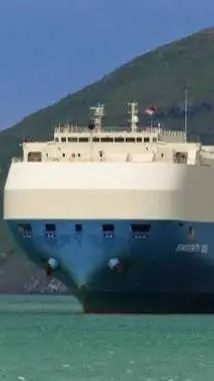 ai character: car Carrier ship background