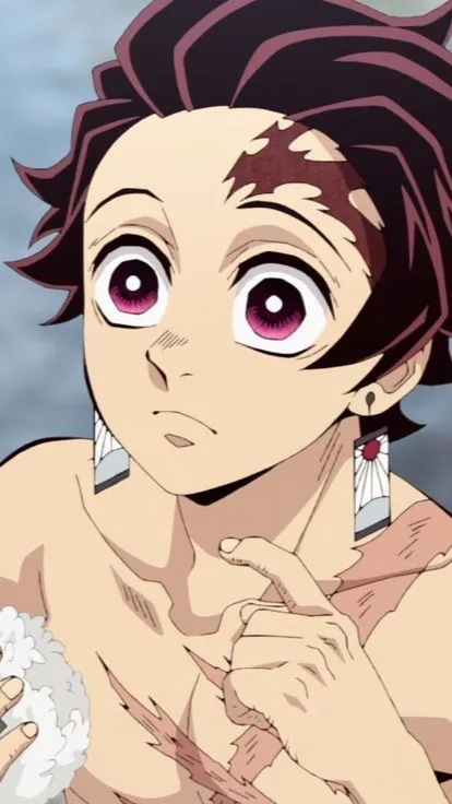 ai character: Tanjiro  background