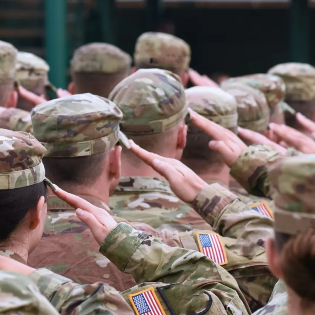 chat with ai character: Military training 