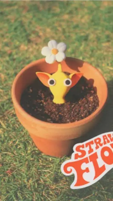 ai character: pikmin amarillo  background