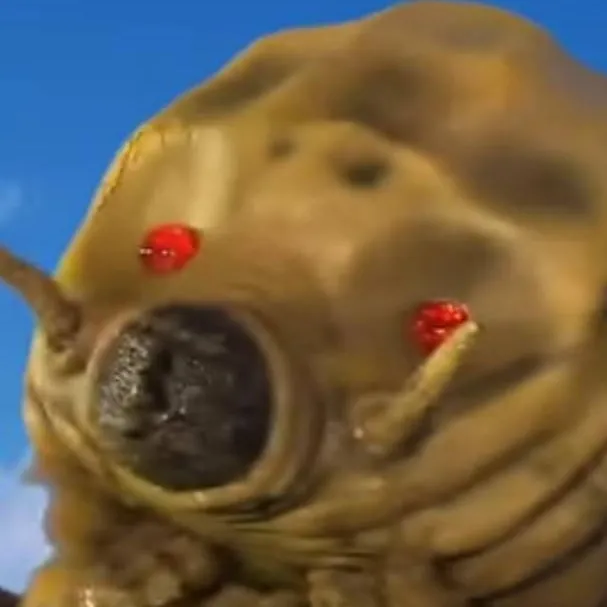 chat with ai character: mothra larva