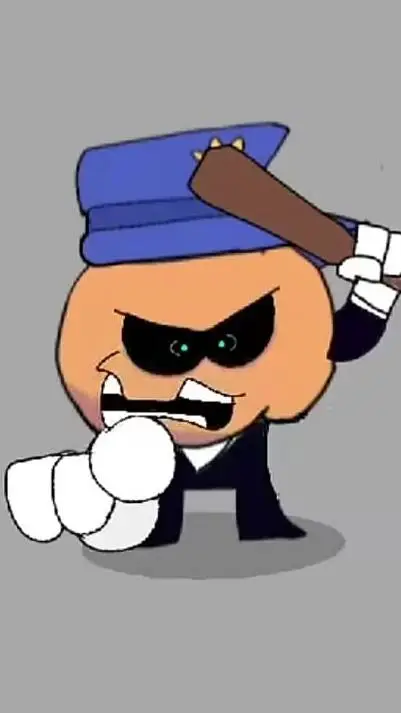 ai character: pump policía  background