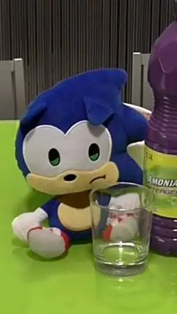 ai character: Sonic sad background
