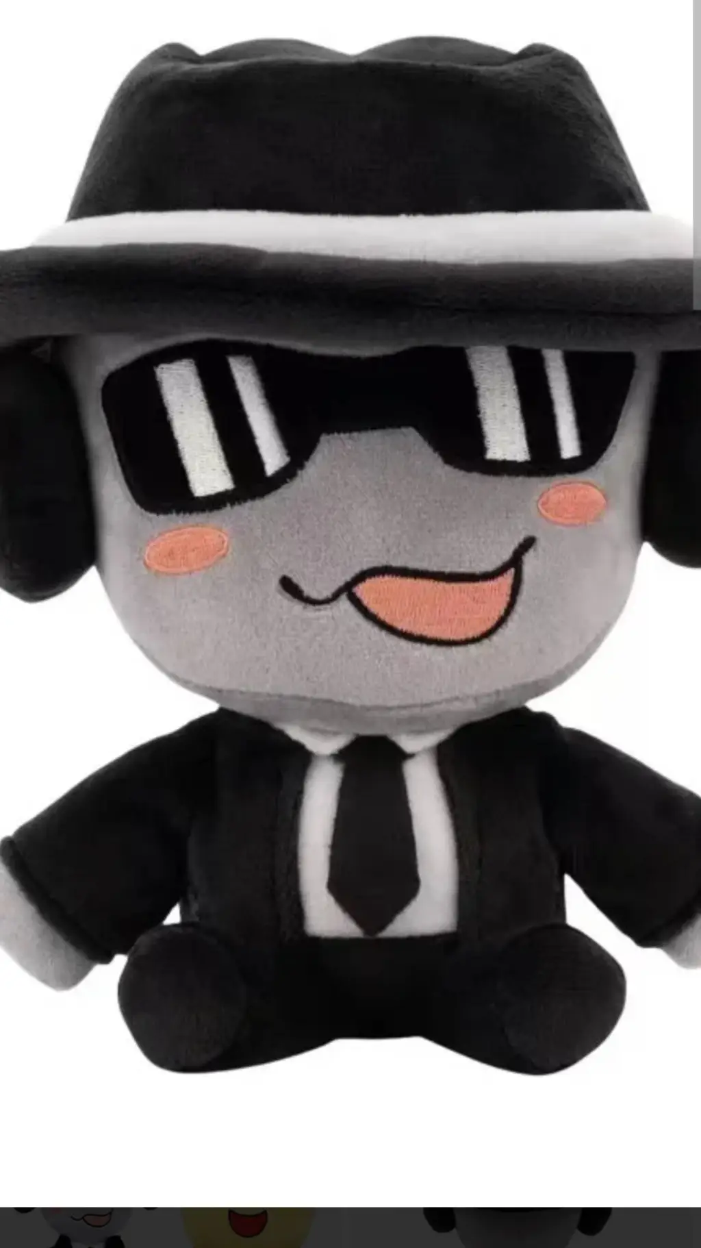 ai character: chance plushie background