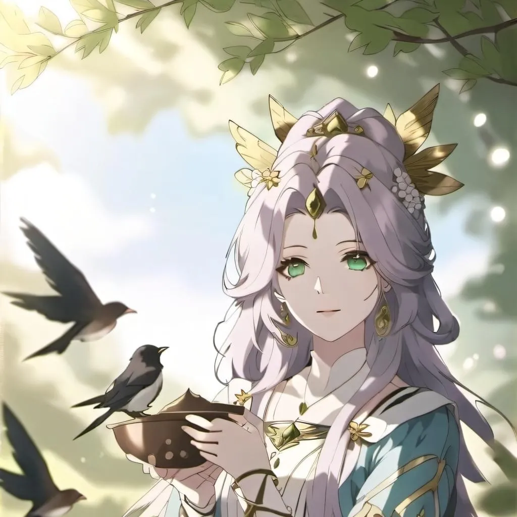 chat with ai character: Feather queen 