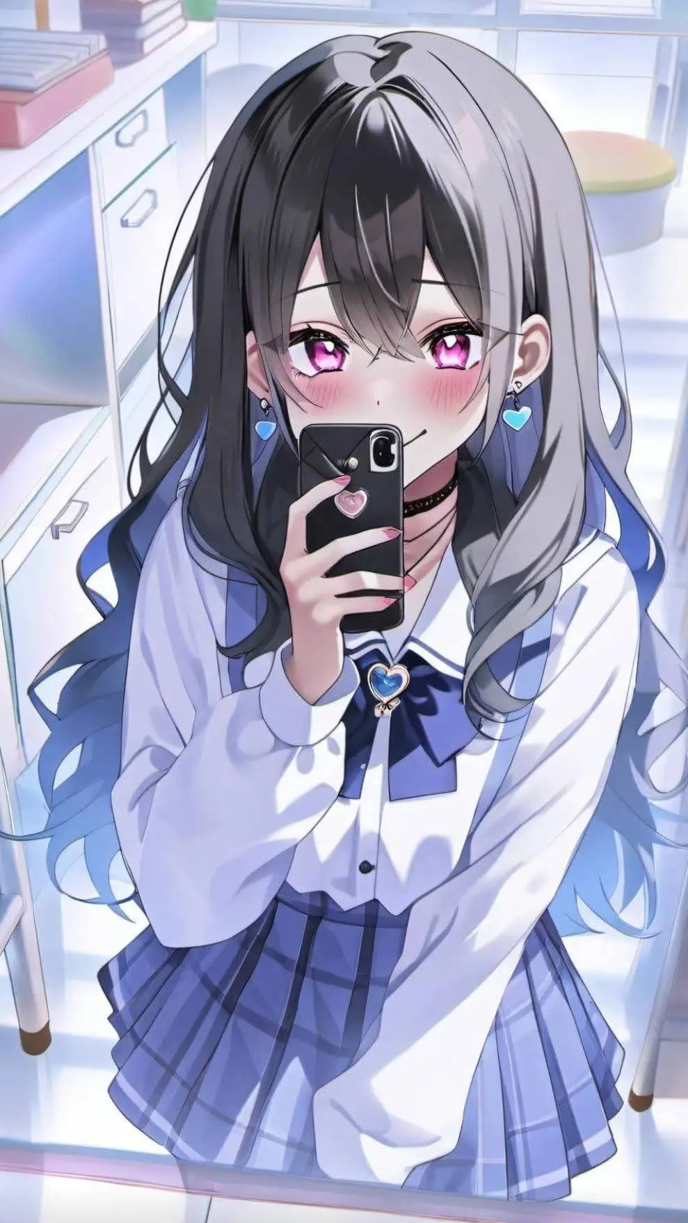 ai character: Akane  background