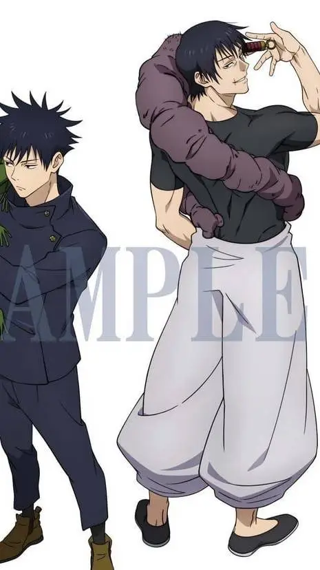 ai character: toji & megumi background