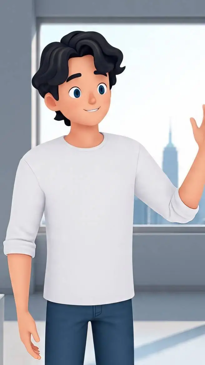 ai character: Kai background