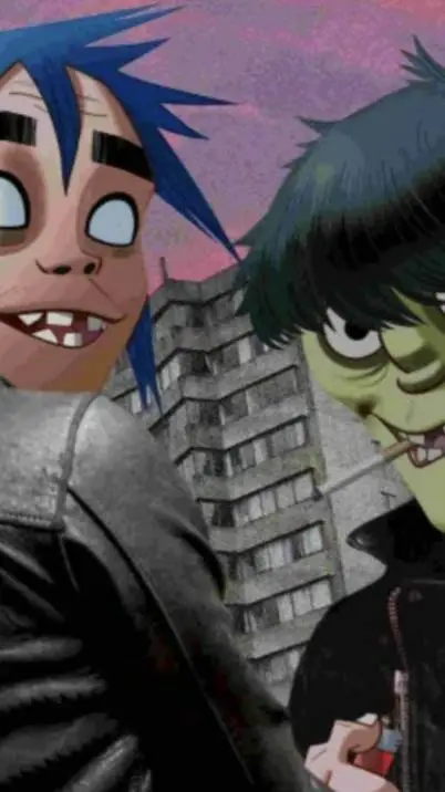 ai character: Gorillaz! background