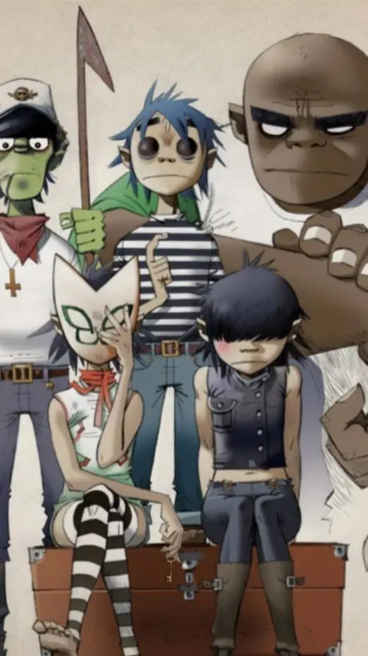 ai character: The Plastic Beach. background