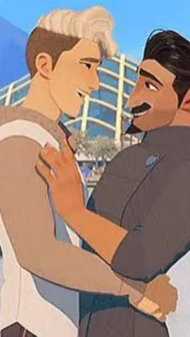 ai character: Your two dads! background