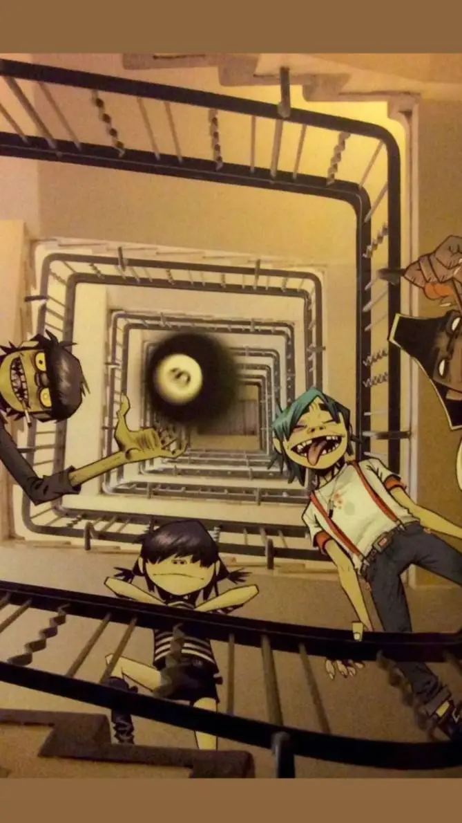 ai character: GORILLAZ!! background