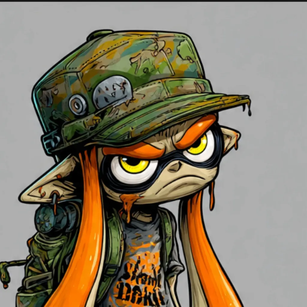 chat with ai character: Una inkling zombie