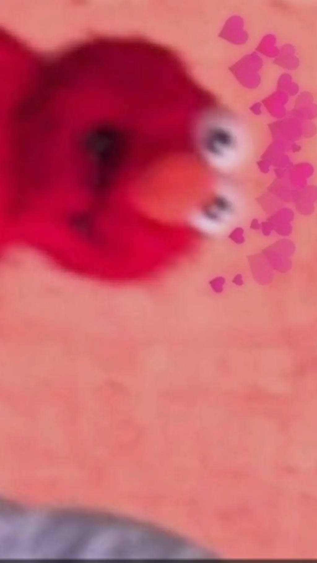 ai character: Elmo  background