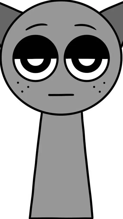 ai character: Hate gray 😬 background