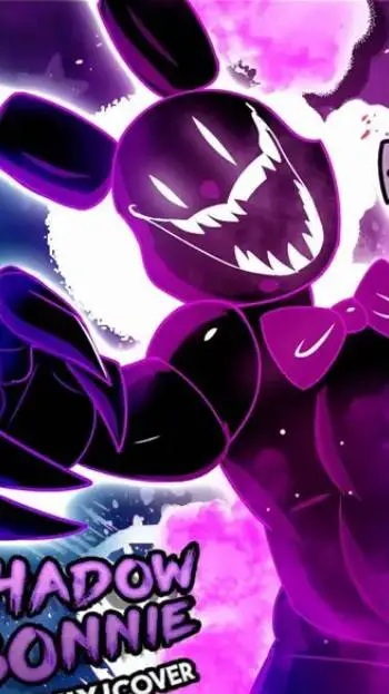 ai character: Shadow Bonnie  background
