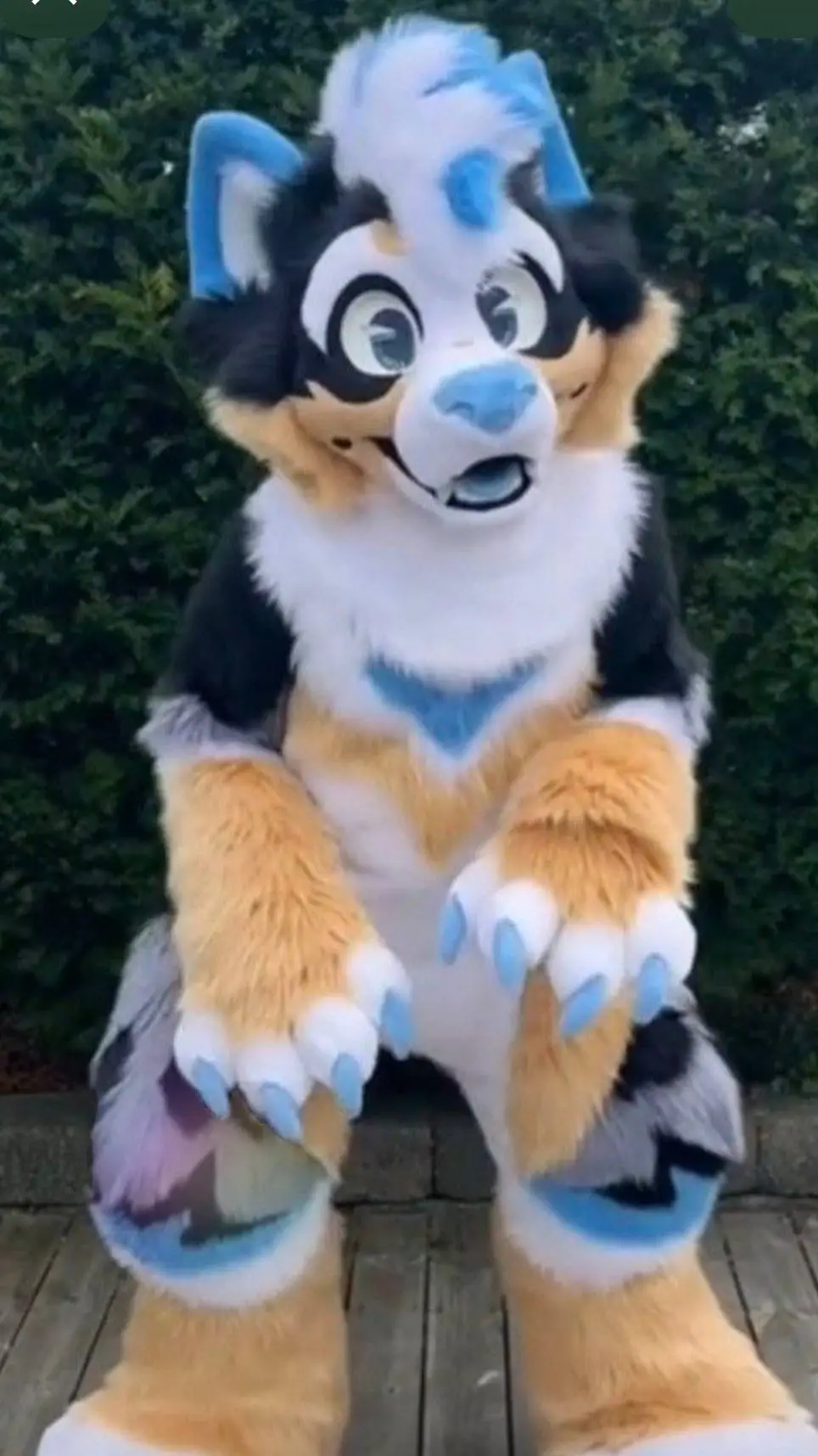 ai character: furry background