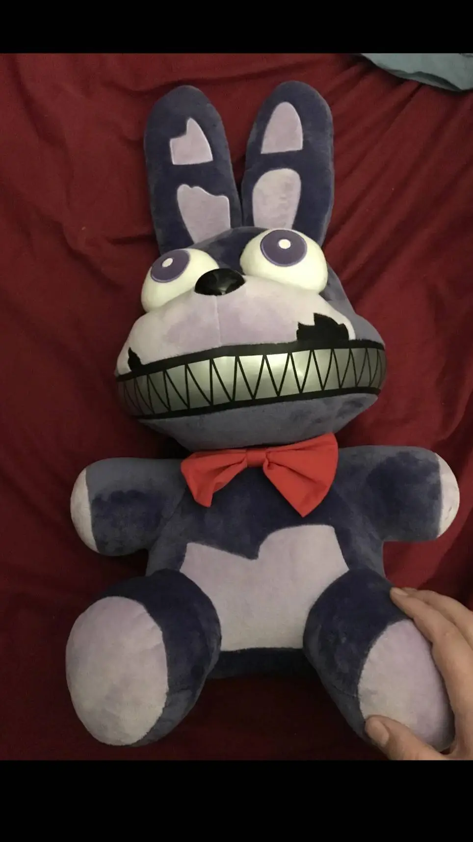 ai character: Nightmare Bonnie  background