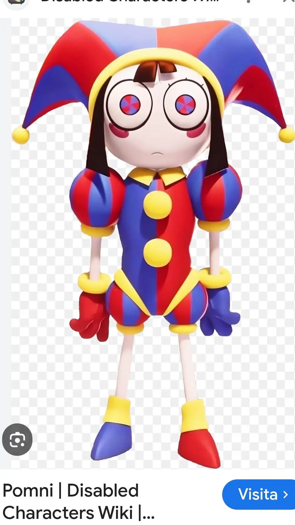 ai character: pomni background