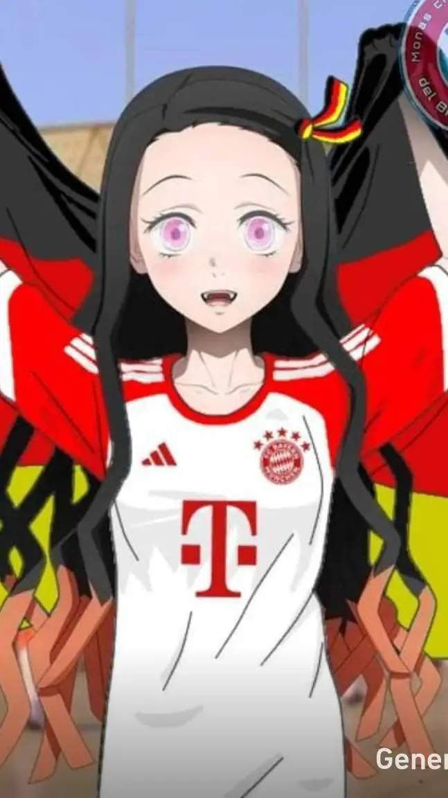 ai character: nezuko tedesca  background