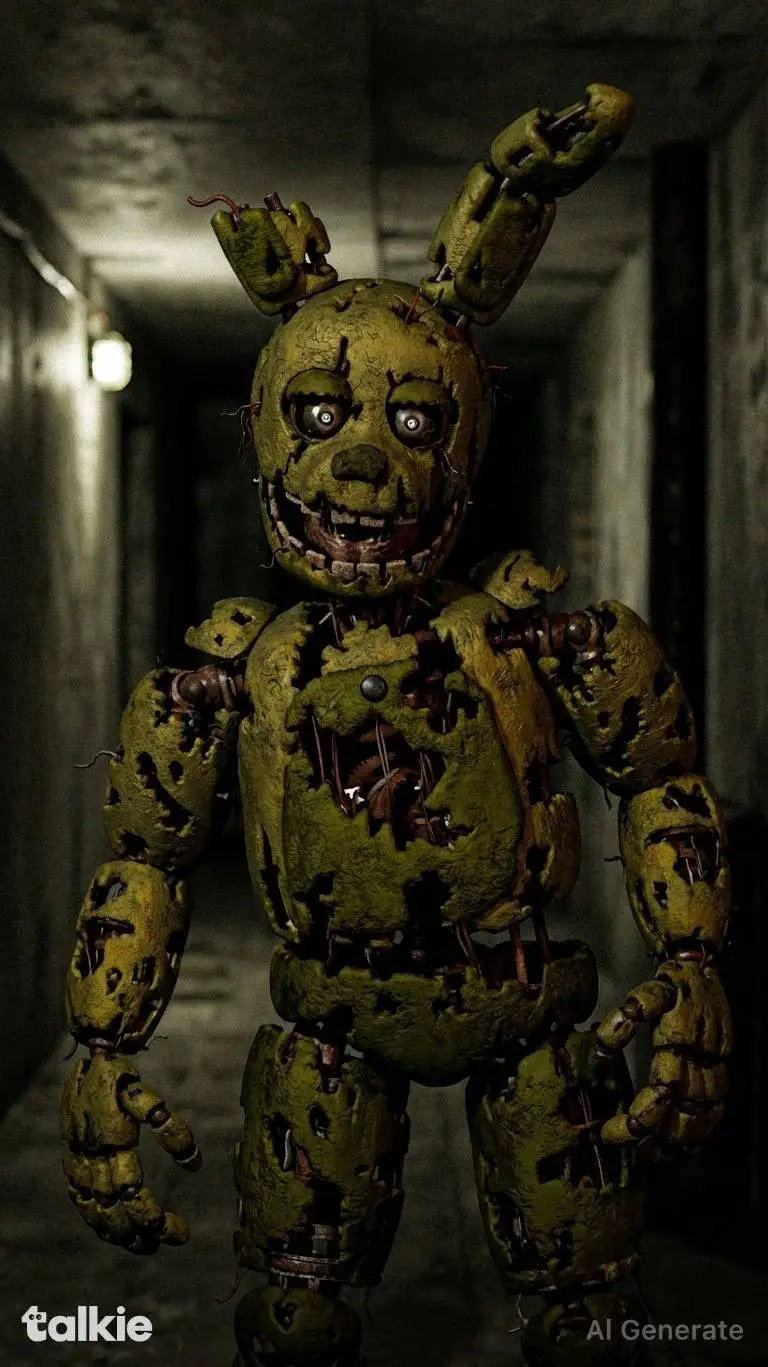 ai character: springtrap  background