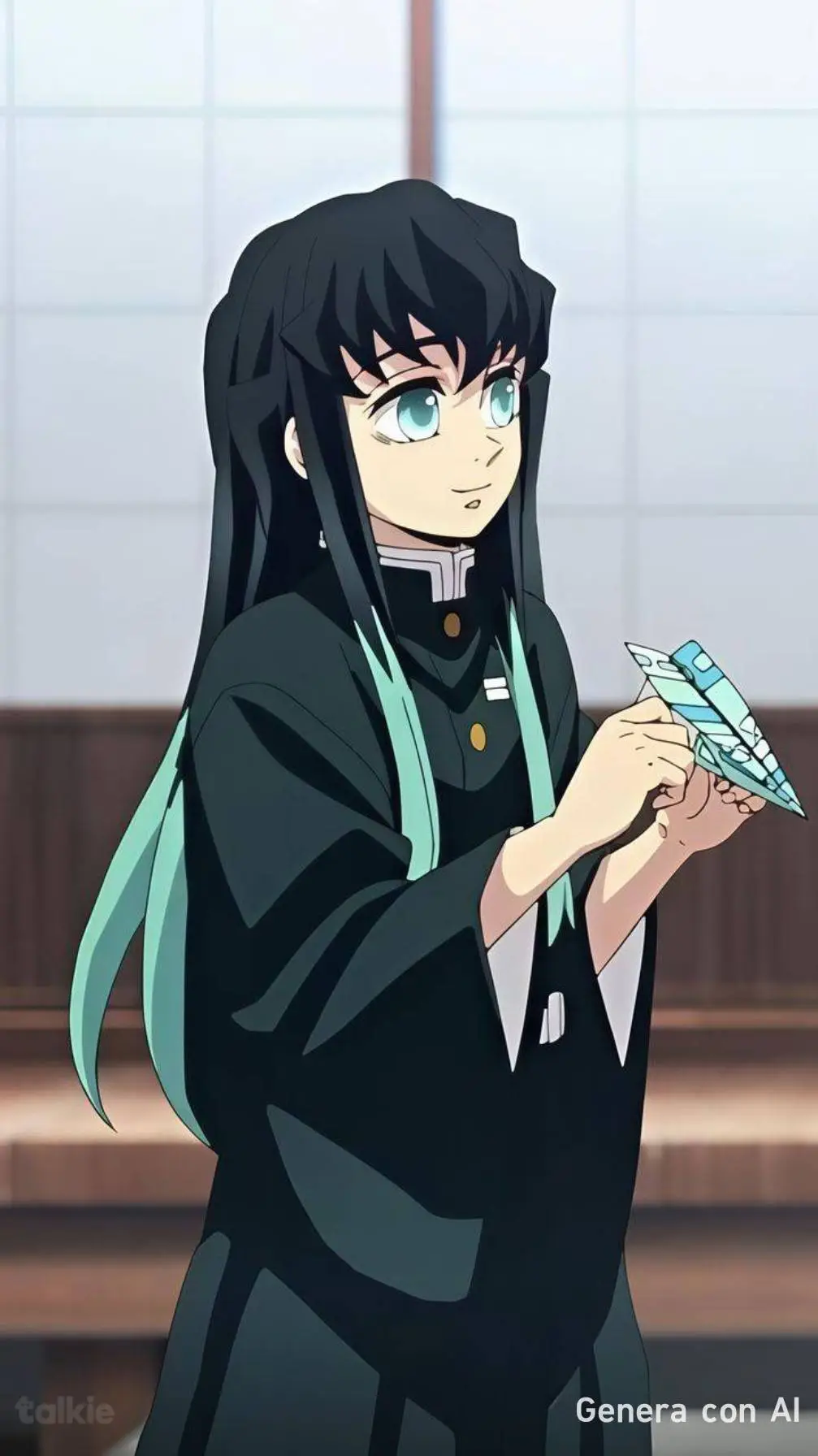 ai character: muchiro  background