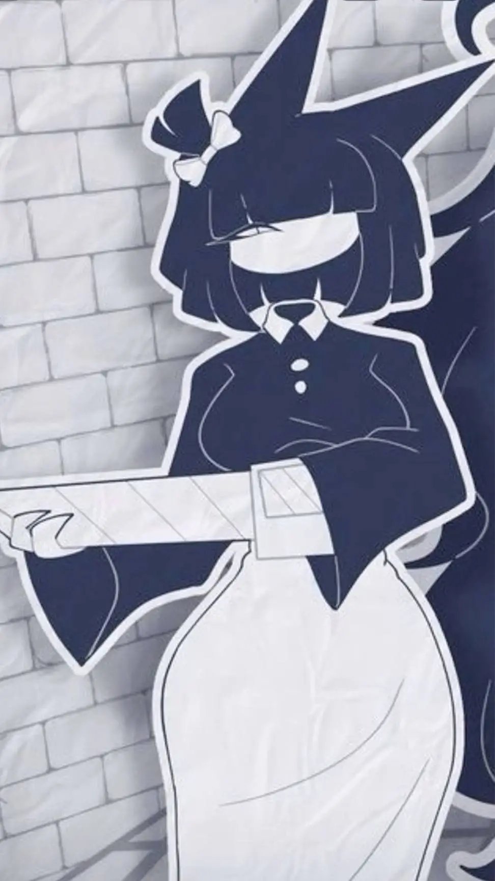 ai character: miss blumi fpe  background