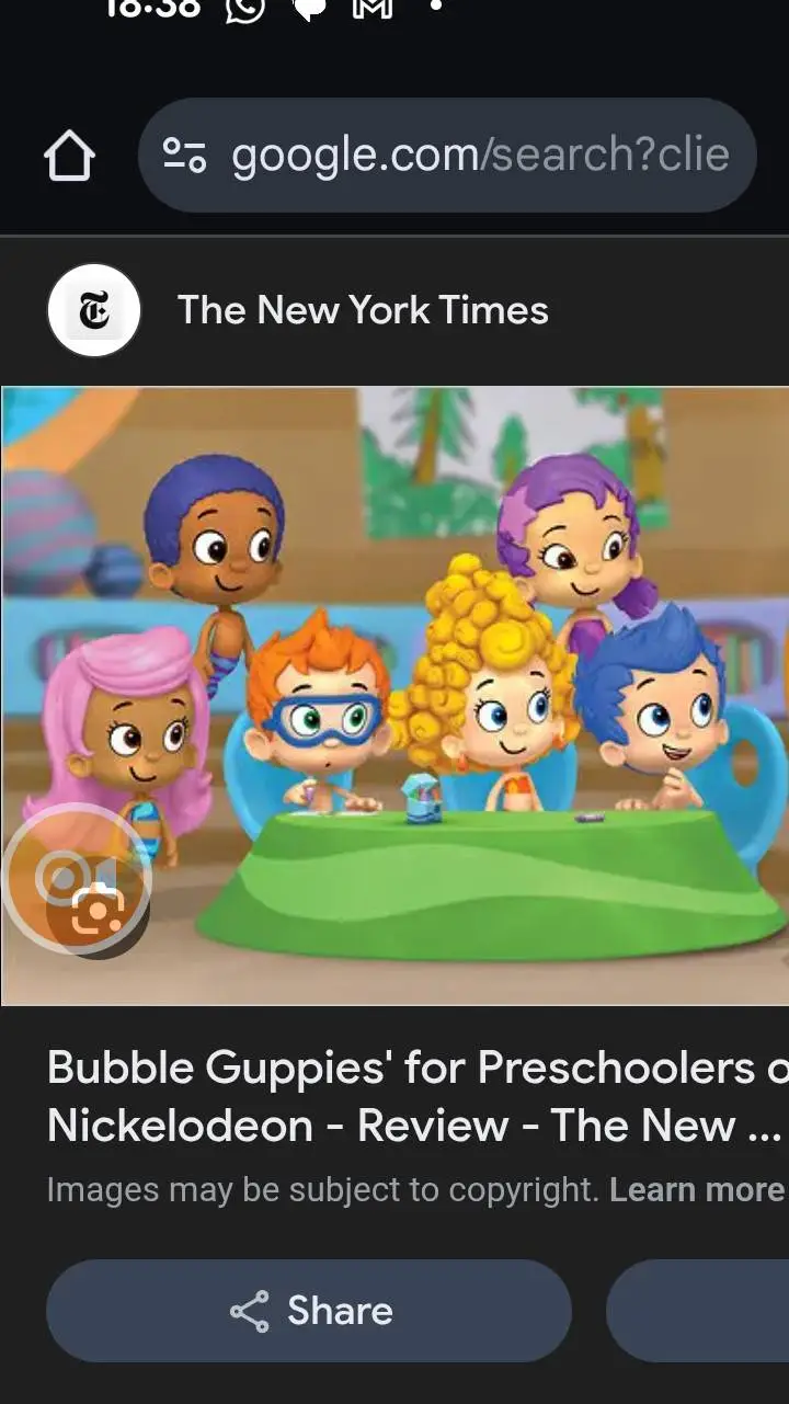ai character: bubble guppies background