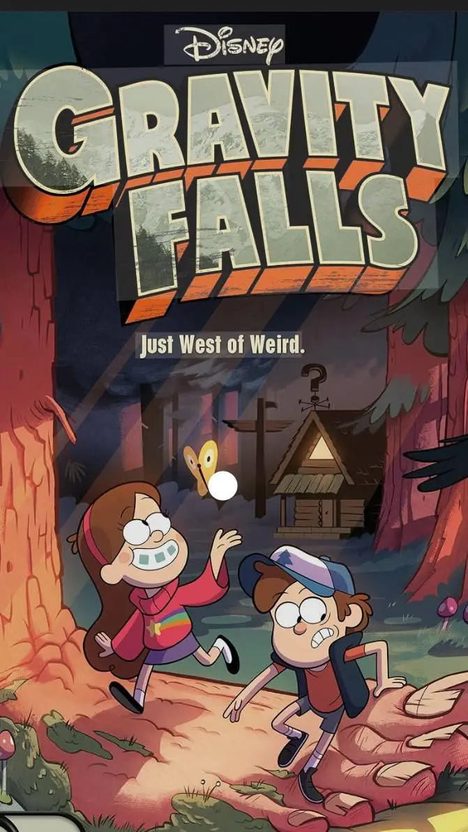 ai character: Gravity falls vlog background