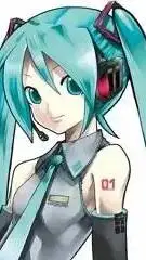 ai character: hastune miku background