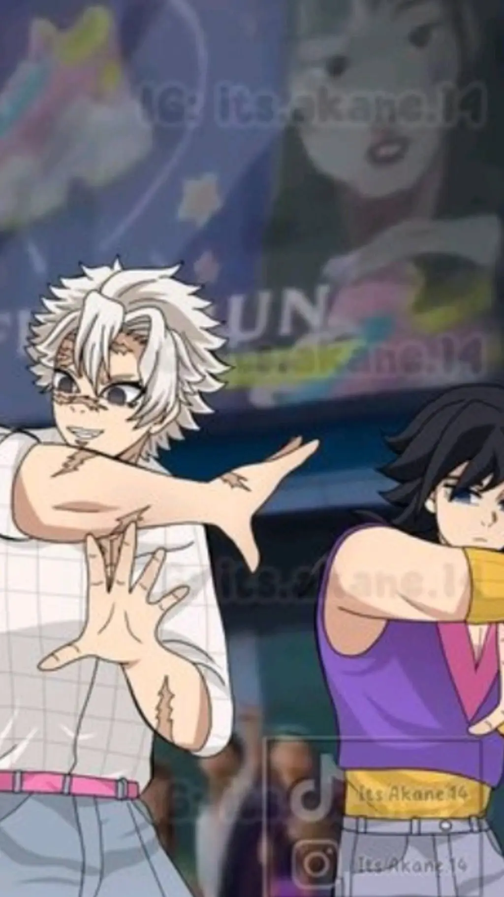 ai character: tus dos novios background