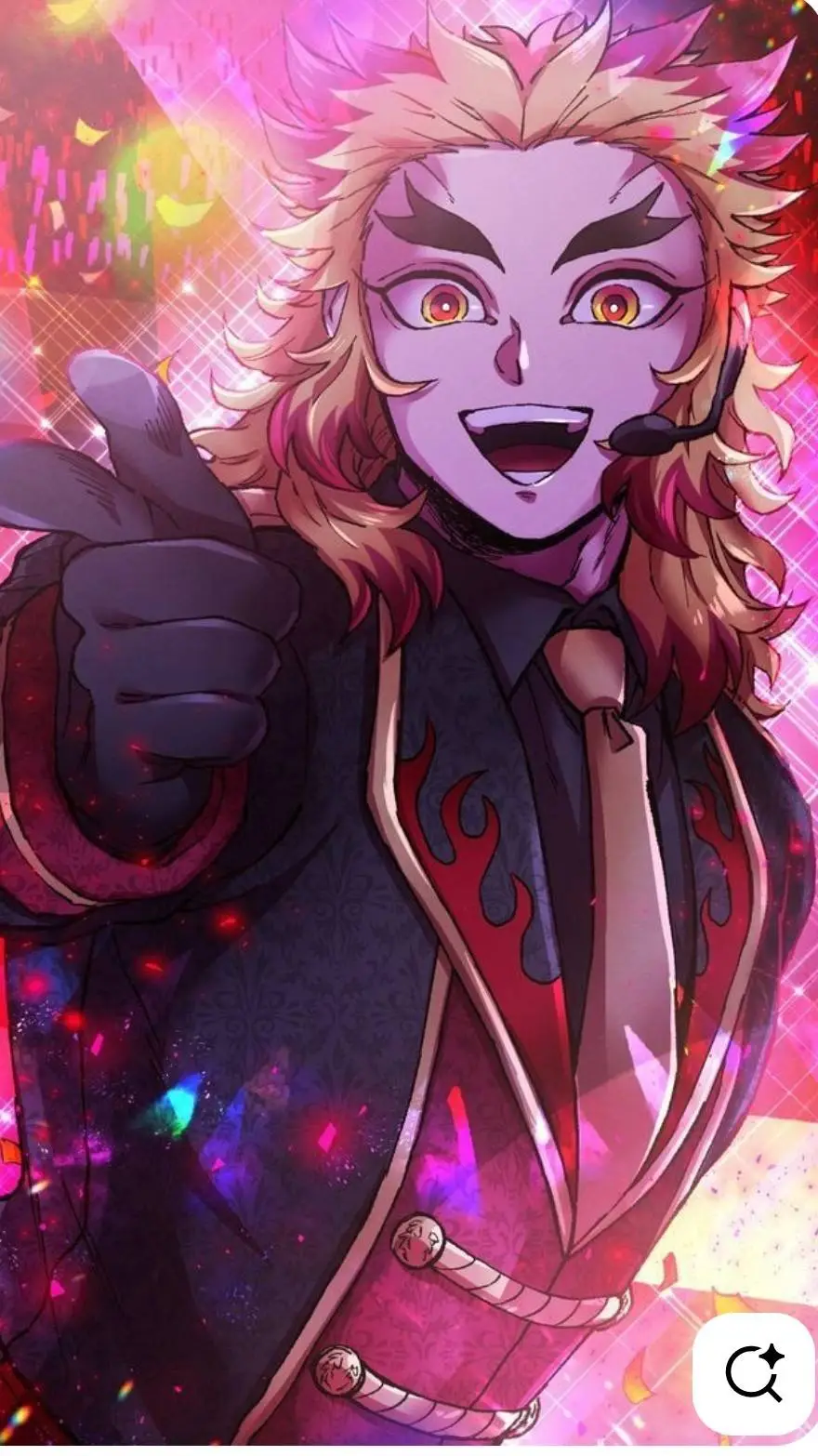 ai character: rengoku idol background