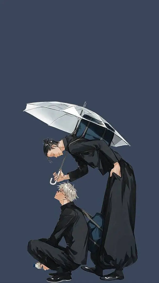 ai character: gojo y geto background