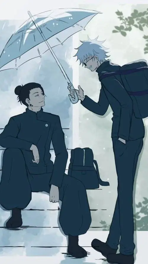 ai character: gojo y geto background