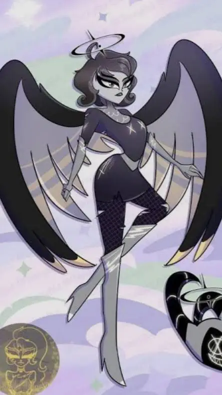 ai character: H E A V E N(hh) background