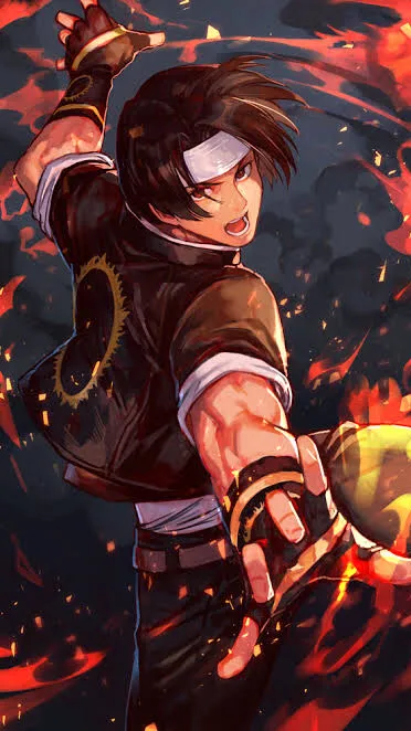 ai character: Kyo Kusanagi background
