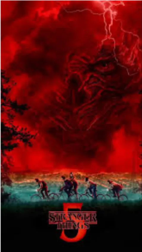 ai character: STRANGER THINGSSS! background