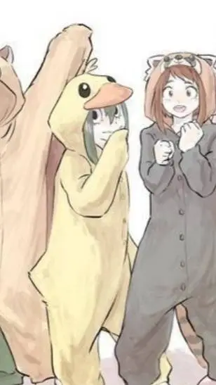 ai character: MHA PIJAMADA 2  background