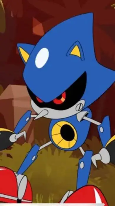 ai character: metal sonic  background