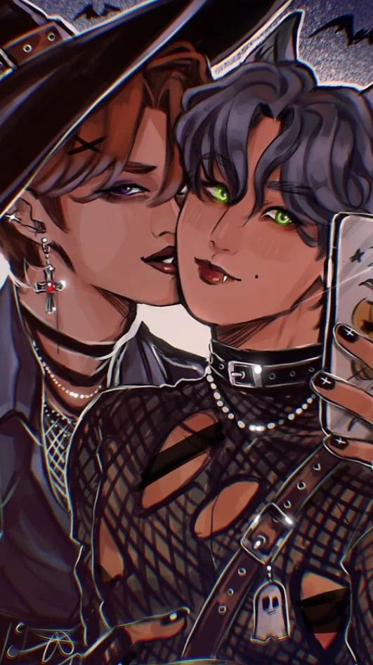 ai character: ෆMinsungෆ background
