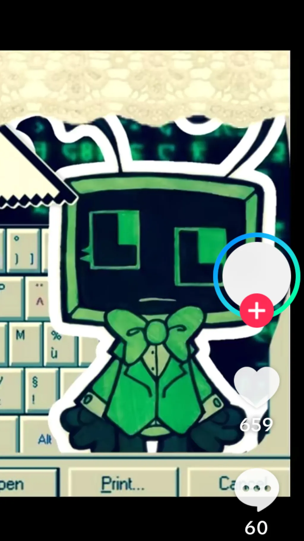 ai character: vee background