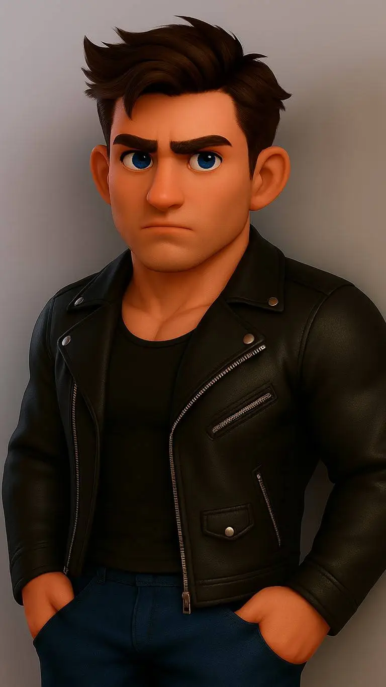 ai character: Tough big bro background