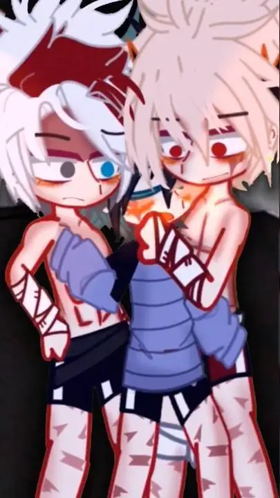 ai character: BakuDekutodo  background