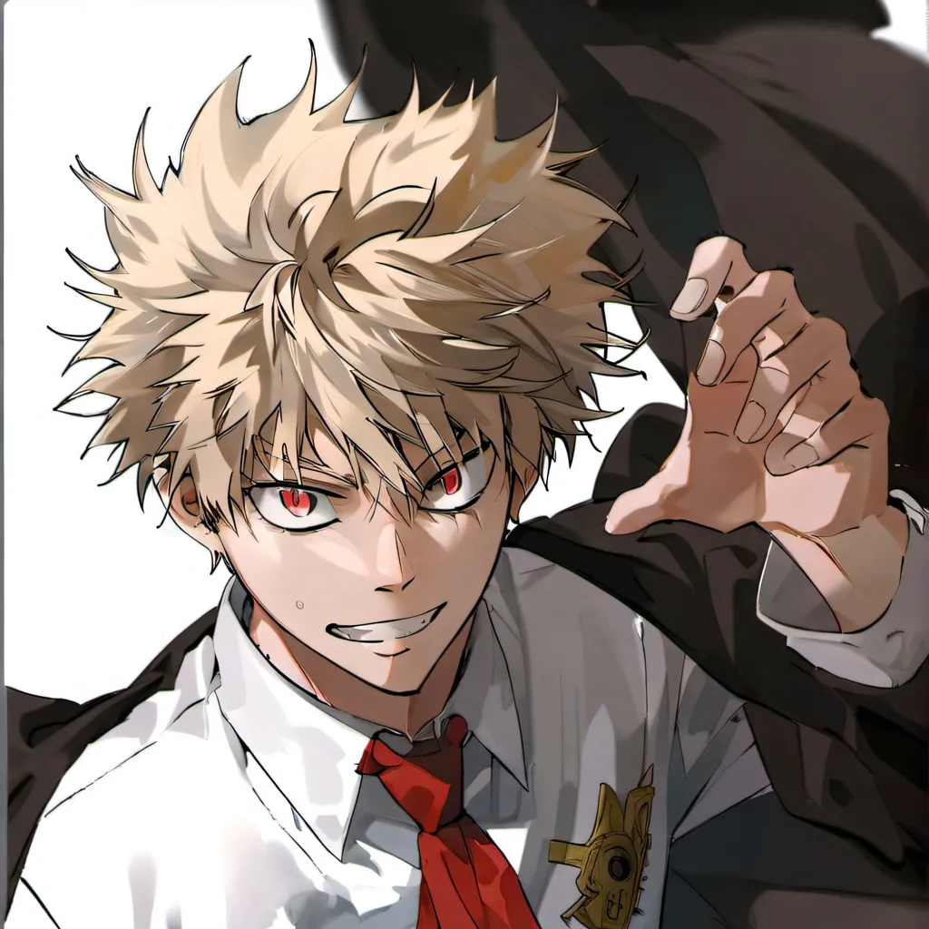 chat with ai character: Mid school Bakugo