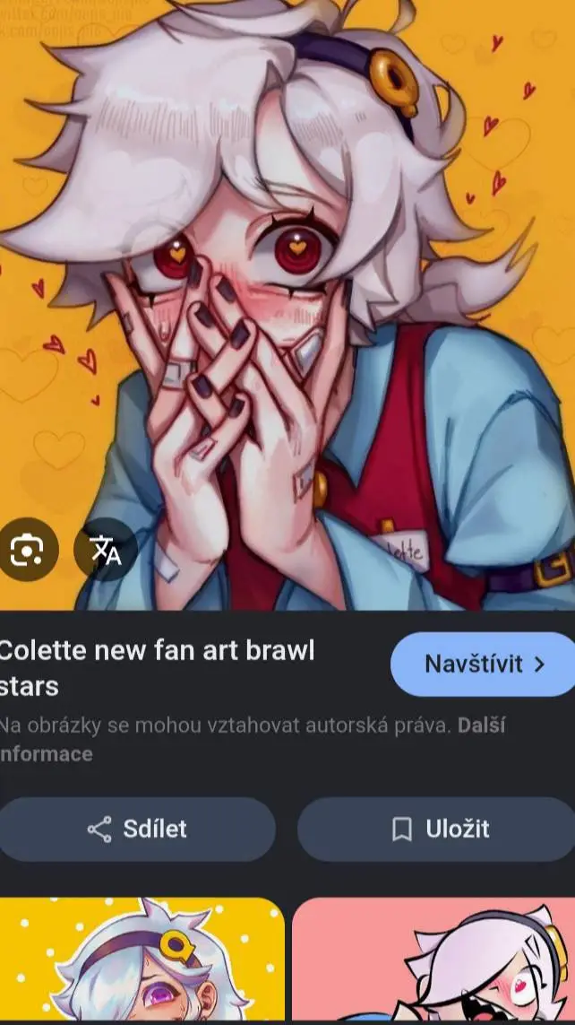ai character: collete  background