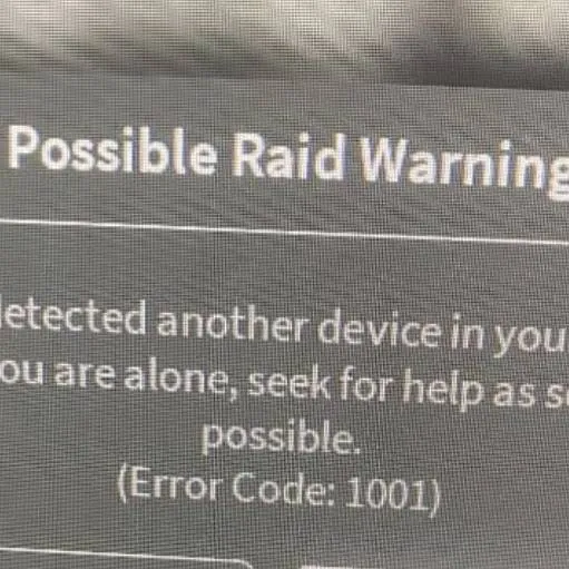 chat with ai character: Error code 1001