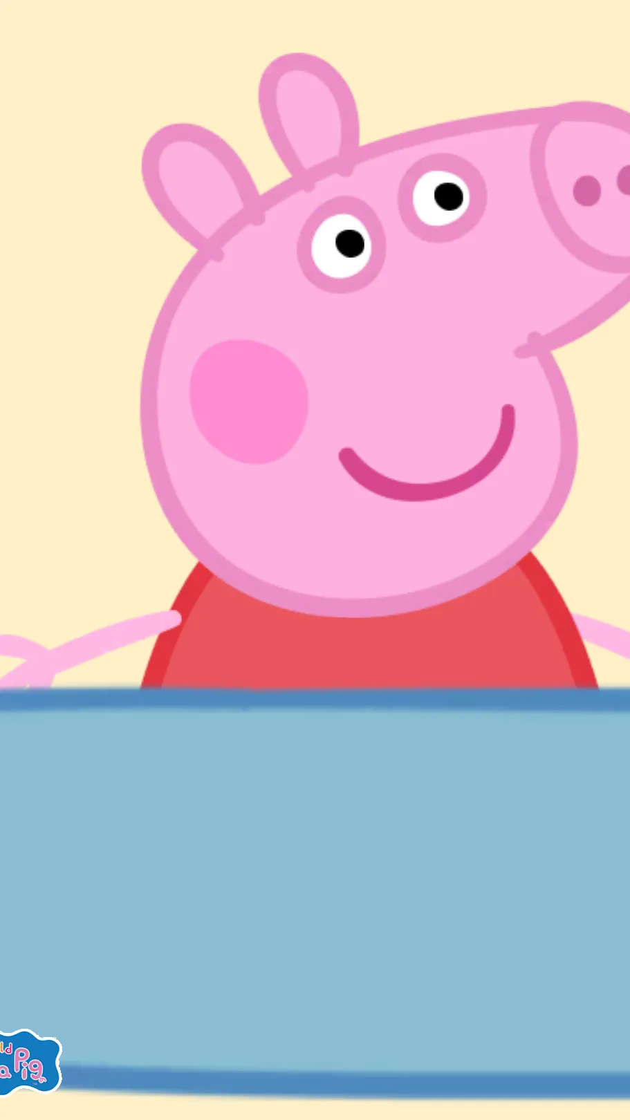 ai character: Peppa pig school background